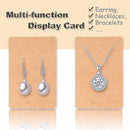 Earring Display Cards with 100 Pcs Earring Holder Cards 200 Pcs Earring Backs and 100 Jewelry Packaging for Earrings… — 5