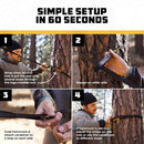 Wise Owl Outfitters Camping Hammock – up to 500lbs Portable Hammock with Tree Straps - Travel, Backpacking, Hiking, Outdoors Camping Gear - Single or Double — 4