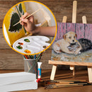 U.S. Art Supply 6"x6" Stretched Canvas for Painting, Gallery Depth 5-Pack | 6" x 6" — 6