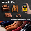 Fiebing's Mahogany Suede Dye (4 oz) - Recolor, Brighten & Restore Suede & Roughout Leather Shoes, Furniture, Purse - Includes Wool Dauber for Easy Application - Flexible When Dry, Won't Crack or Peel — 3