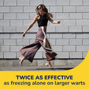 Dr. Scholl's Dual Action Freeze Away Wart Remover, 8 ct – Twice as Effective as Freezing Alone on Larger Warts, Fast-Acting Treatment for Common and Plantar Wart Removal, Safe to Use on Kids Ages 4+ — 6