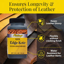 Fiebing's Leather Edge Paint (4oz Black, 2 Pack, 8oz Total) - Edge Kote for Shoes, Furniture, Purses, Couches - Flexible, Water Resistant, Semi Gloss Color Coating Leather Dye to Protect Natural Edges — 4