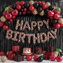TONIFUL 16 Inch Leopard Print Happy Birthday Foil Balloon — 3