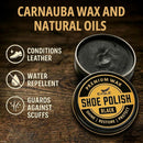 Eagle Shoe Polish Wax – Premium High-Gloss Shine – Restores Color, Covers Scuffs, Nourishes & Protects - 3-Piece Kit — 4