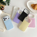 Yeddabox for iPhone 16 Pro Max Case Cute Polka Dot Phone Case Soft TPU Slim Shockproof Phone Cover for Women Girls, Brown — 8