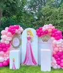 Pink Balloon Garland Arch Kit, Kelfara 109Pcs Hot Pink Latex Pastel Pink Balloon, 18 12 10 5 Inch Latex Balloons for Wedding Birthday Princess Theme Bridal Baby Shower Bridal Shower Party Decorations — 7