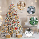 Yaheetech 6ft Pre-Lit Snow Flocked Artificial Christmas Tree, 250 Lights — 4