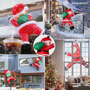 6FT Christmas Inflatables Outdoor Decorations Joy Hanging Santa Claus Gift Bag, Very Bright LED Lights Blow Up Giant Christmas Decor for Indoor Yard Outside Fall Vacation Holiday Party Lawn — 6