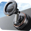 Miracase for MagSafe Car Mount[3800gf Strong Magnet & 90+LBS Suction Base]Magnetic Phone Holders for Your Car, 360° Adjustable Dashboard &Windshield Mount with Adhesive Suction Cup for All Smartphones | Striped Black | 1 Pack photo 1