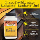 Fiebing's Acrylic Resolene (Neutral 2 Pack, 4 oz Each) - Protective Acrylic Leather Finisher - Glossy Top Coat for Dyed & Polished Leathercraft - Flexible, Durable, Water Resistant for Boots, Couch — 4