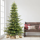 Puleo International 7.5ft Pre-Lit Aspen Fir Artificial Christmas Tree — 6