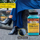 Fiebing's Edge Kote (4oz, Turquoise) - Leather Edge Paint for Shoes, Furniture, Purses, Couches, Belts - Flexible, Water Resistant, Semi Gloss Color Coating Leather Dye to Protect Natural Edges — 4