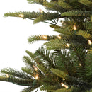 Puleo International 7.5ft Pre-Lit Slim Aspen Fir Artificial Christmas Tree with 450 LED Warm White Lights, 1016 Realistic Dense Branch Tips, Easy Setup Artificial Trees with Sturdy Metal Stand — 2