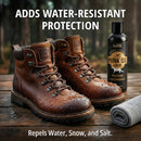 Eagle Mink Oil Liquid Leather Conditioner 8oz with Cloth – Softens, Waterproofs & Preserves Boots, Shoes, Bags, Jackets & Furniture – Natural Leather & Vinyl Conditioner for Long-Lasting Protection — 4