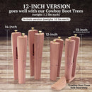 HOUNDSBAY Cedar Boot Calf Stretcher, Adjustable Shaft Shaper for Boots | 1 Pack — 6