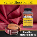 Fiebing's Edge Kote (4oz, Mahogany) - Leather Edge Paint for Shoes, Furniture, Purses, Couches, Belts - Flexible, Water Resistant, Semi Gloss Color Coating Leather Dye to Protect Natural Edges — 2