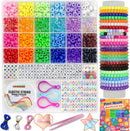 LIS HEGENSA 24Color 1000PCS Kandi Pony Beads Bracelets Jewelry Making Kits — 1