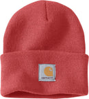 Carhartt Men's A18 Acrylic Watch Cap - Deep Fire Coral — 1
