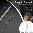 18 Pcs Collapsible Beading Needles for Seed Beads, Big Eye Beading Needle for Jewelry Making with Bottle — 4