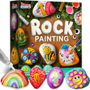 JOYIN Rock Painting Kit for Kids, Arts and Crafts for Girls & Boys Ages 6-12, DIY Supplies for Painting Rocks, Easter Craft Kits Art Set, Kids Birthday Christmas Presents, Family Indoor Activity | Original — 1