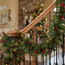 National Tree Company 9ft Pre-Lit Crestwood Spruce Christmas Garland — 2