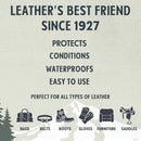 Snowshoe Leather Conditioner, Made in USA Since 1927 - Protect, Condition, Restore & Waterproof - Leather Conditioner for Furniture, Couch, Purses, Shoes, Boots, Gloves, Saddles (4 oz) — 2