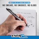 Pentel EnerGel Deluxe RTX Retractable Liquid Gel Pen, Medium Line, Needle Tip, Blue Ink, Box of 12 (BLN77-C), 0.7mm needle | 12 Count (Pack of 1) — 3