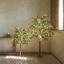 Hairui Artificial Ficus Silk Tree Lights 6FT 264 LED Fairy Lights, Faux Plant Tree with Lights for Home Room Spring Summer Christmas Decoration Indoor — 4