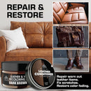 FORTIVO Leather Recoloring Balm with Mink Oil, Couch Repair Kit, Leather Dye and Restorer for Furniture - Camel — 4