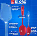 DI ORO Silicone Spatula Set - 600F Heat Resistant, 3-Pc Red — 4