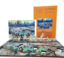Wooden Puzzle for Adults - Uniquely Shaped Pieces - Made in The USA by FoxSmartBox - 180 Pieces - Skating in Central Park — 1