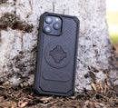 Rokform Rugged Case for iPhone 16 Pro Max, Magentic + RokLock (Black) — 2