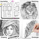 Muchcute Micro Fineliner Drawing Art Pens,12 Black Art Supplies Adult Craft | 12 Tip Sizes — 6