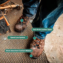 Danner Vicious Composite Toe Work Boots for Men - Brown/Orange — 6