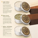 Leather Conditioner for Furniture, 4 OZ Repair Salve & Restorer | Deep Softener Balm for Couch Sofa Car Seats, Protect & Restore Leather — 6