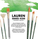 Princeton Artist Brush Lauren, Brushes for Acrylic and Watercolor Series 4350, Stroke Golden Synthetic, Size 050 | Stroke Size 050 — 2