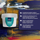 BLUEBIRD Heavy Gesso Primer for Acrylic Painting, White, 5.3Oz / 150 GM Full Tub, Gesso Surface Prep Medium For Acrylic Paint and Oil Paint | 5.3 Ounce (Pack of 1) — 3