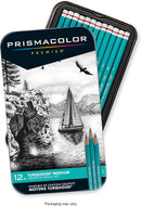 Prismacolor Premier Turquoise Graphite Sketching Pencils, Medium Leads, 12 Pack — 1