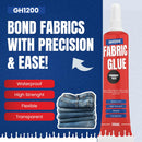 Fabric Glue Permanent (10 ML x 8), Fabric Glue for Clothing Permanent Washable for Rhinestones, Patches, Clothes,… — 2