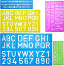 Mr. Pen Letters and Numbers Alphabet Templates, Letter Stencils, Pack of 5 | 14 9 1_inches — 1