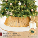 Best Choice Products Pre-Lit Cedar Cypress Christmas Tree w/Twinkling Lights, 7.5ft Lighted Artificial Holiday Décor, White & Multicolored LEDs — 8
