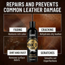 Eagle Mink Oil Liquid Leather Conditioner 8oz with Cloth – Softens, Waterproofs & Preserves Boots, Shoes, Bags, Jackets & Furniture – Natural Leather & Vinyl Conditioner for Long-Lasting Protection — 2