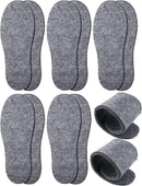 Janmercy 5 Pairs Wool Felt Insoles Warm Shoe Inserts, Men's 9/ Women's 10 — 1