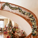HipTree 9FT Christmas Garland with Lights for Mantel with Timer — 8