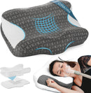 Elviros CPAP Pillow HSA/FSA for Side Back and Stomach Sleepers - Dark Grey — 1