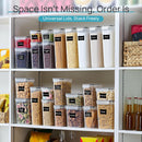 Airtight Food Storage Containers with Lids, Vtopmart 24 pcs Plastic Kitchen…