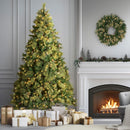 National Tree Company 7.5ft Pre-Lit Carolina Pine Artificial Christmas Tree — 3
