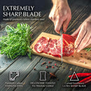 Moss & Stone 14 Pcs Kitchen Knife Set with Block, Stainless Steel — 5