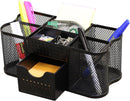 Deco Brothers Desk Organizers Pen Holder Office Caddy Storage, Black — 1
