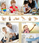 Puzzled 3D Puzzle Black Shark Helicopter Wood Construction Kit - 84 Pieces — 5